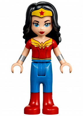 LEGO Minifigure-Wonder Woman (41235)-DC Super Hero Girls-SHG008-Creative Brick Builders